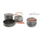 Fox Medium 3 Piece Pan Set, Kettle, Frying Pan + Saucepan